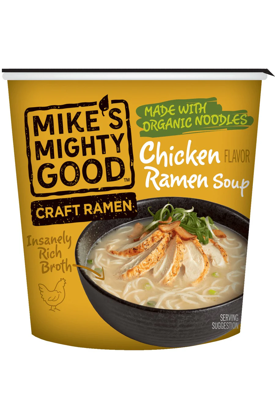 Mike's Mighty Good Organic Chicken Ramen Soup, 1.6 oz