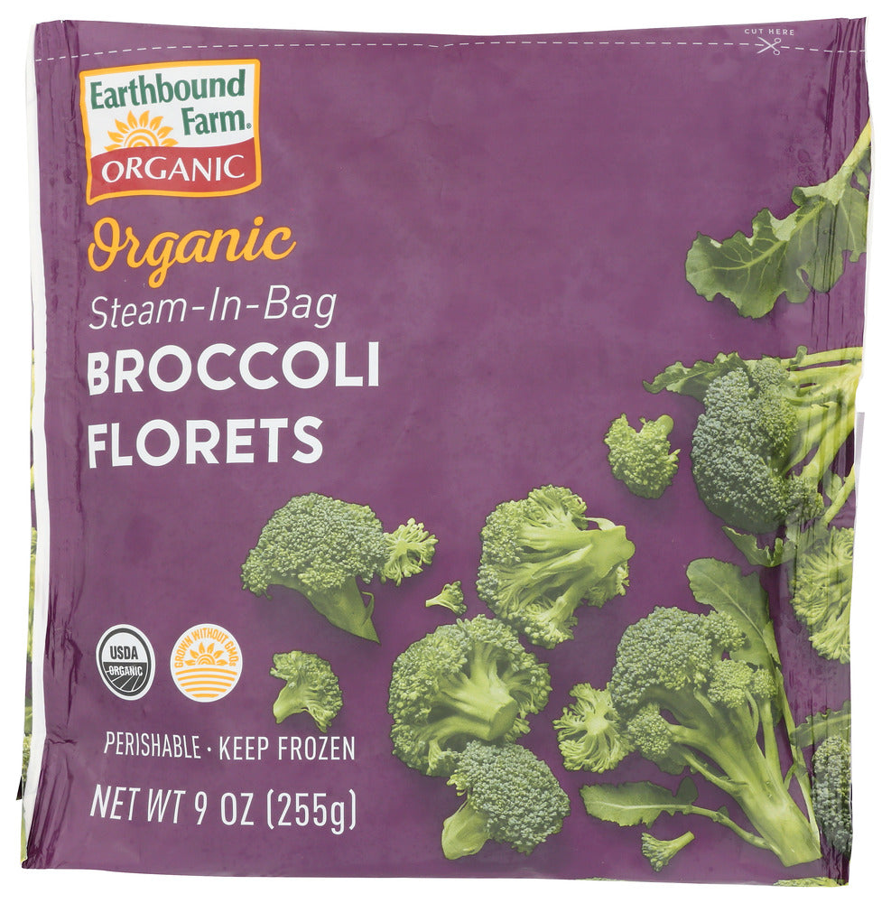 Earthbound Farms Frozen Organic Broccoli Florets, 9 oz