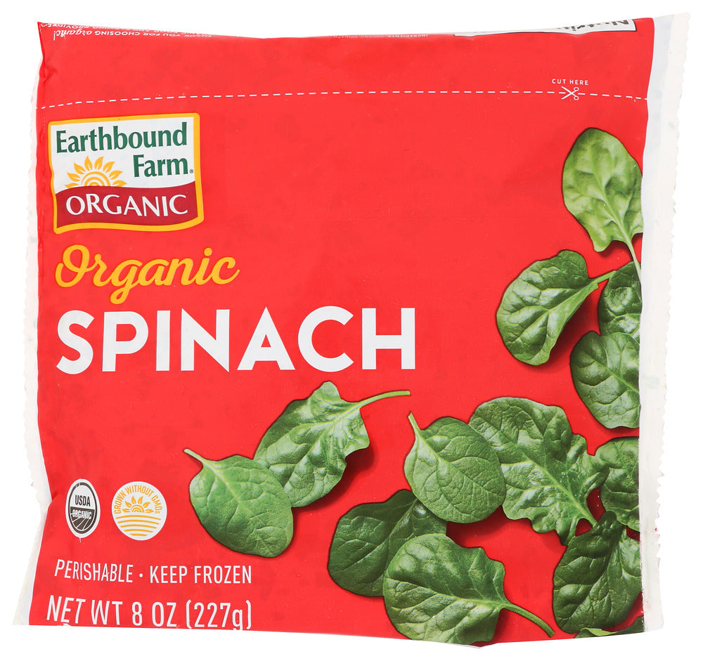 Earthbound Farms Frozen Cut Organic Spinach, 8 oz