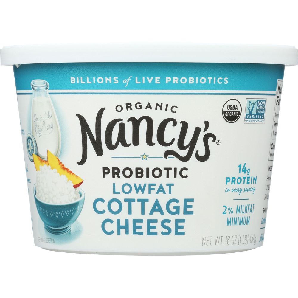 Nancy's Organic Lowfat Probiotic Cottage Cheese, 16 oz