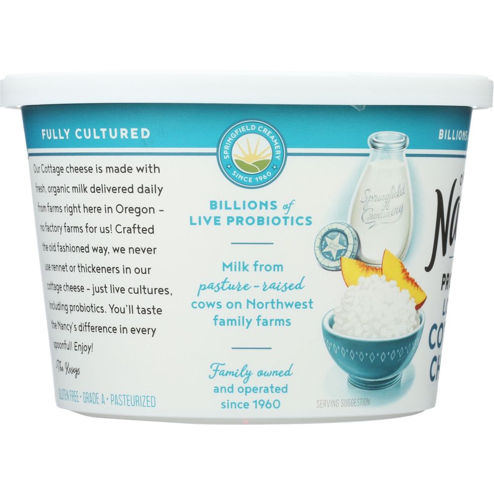 Nancy's Organic Lowfat Probiotic Cottage Cheese, 16 oz