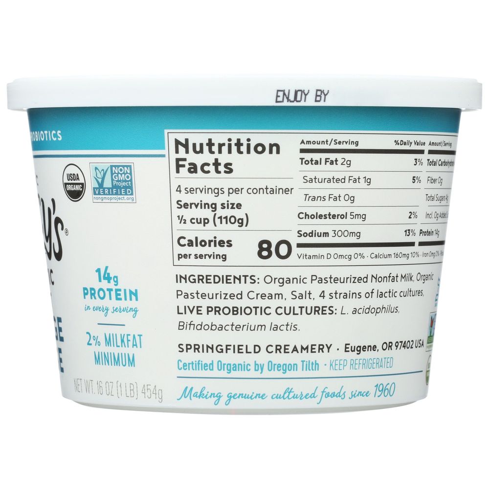 Nancy's Organic Lowfat Probiotic Cottage Cheese, 16 oz