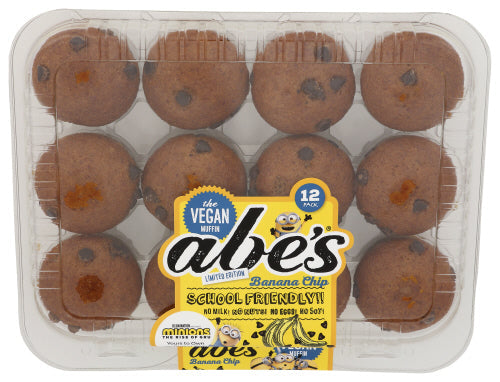 Abe's Vegan Banana Chip Muffins, 10 oz