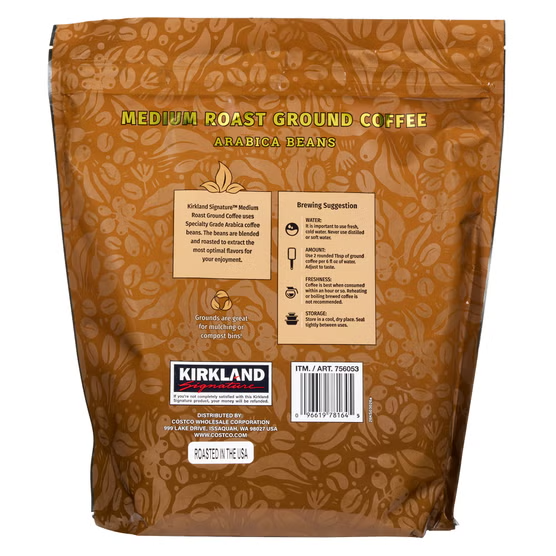 Kirkland Signature Medium Roast Coffee, 40 oz
