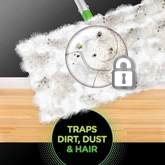 Swiffer Sweeper Heavy Duty Dry Sweeping Cloth Refills, 50 Count