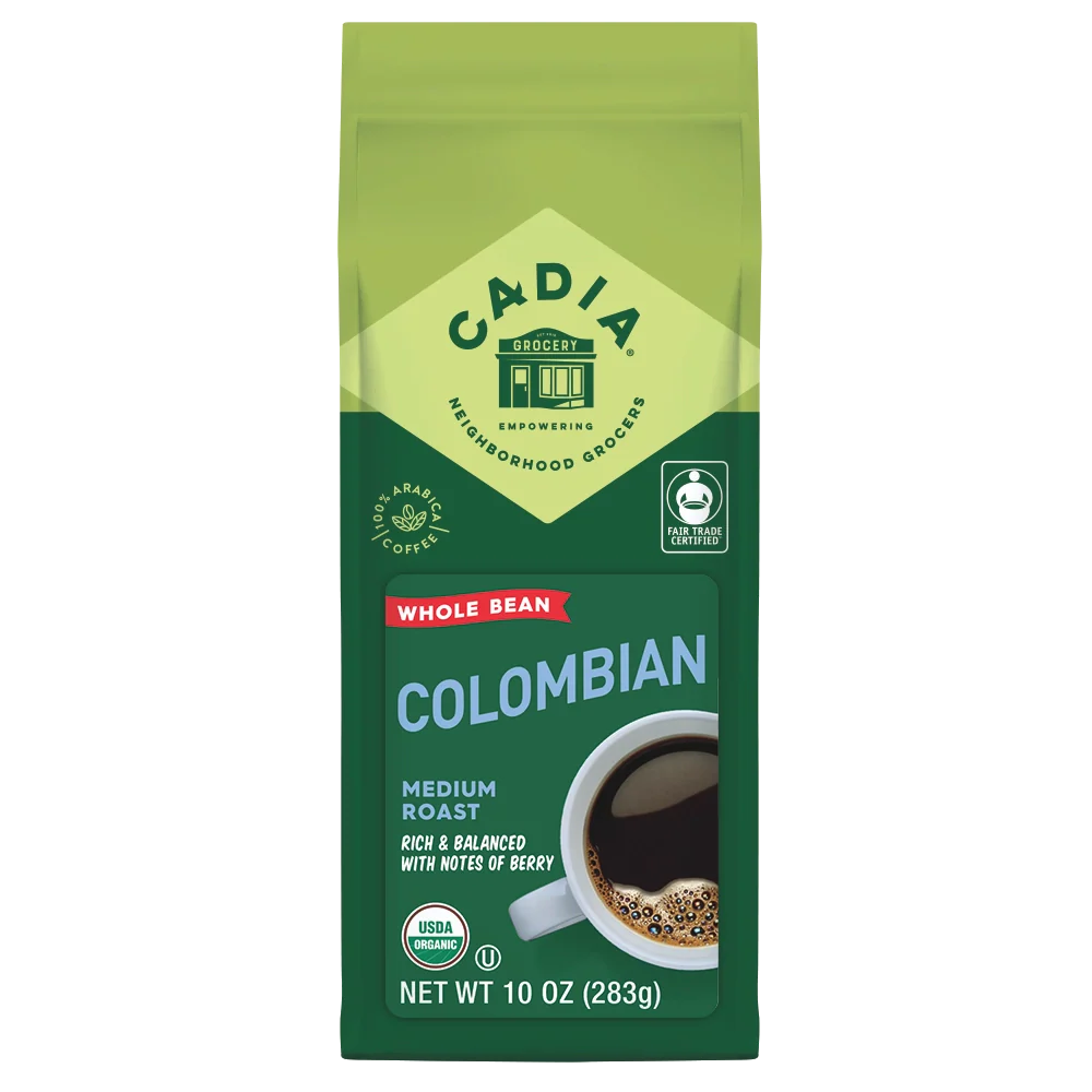 Cadia Organic Colombian Coffee, 10 oz