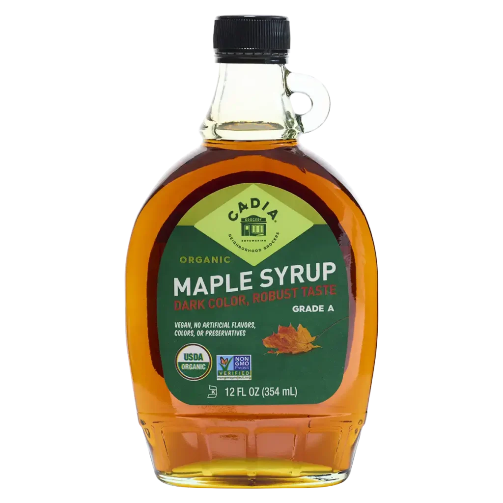 Cadia Organic Dark Maple Syrup, 12 oz