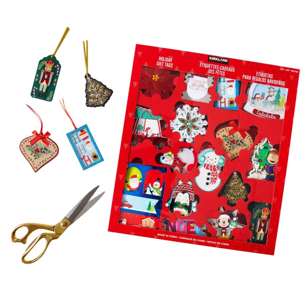 Kirkland Signature 100 CT Deluxe Holiday Gift Tags