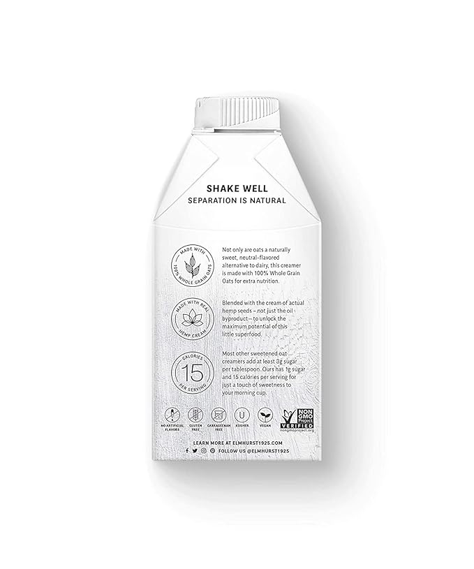 Elmhurst Chai Spice Oat Creamer, 16 oz