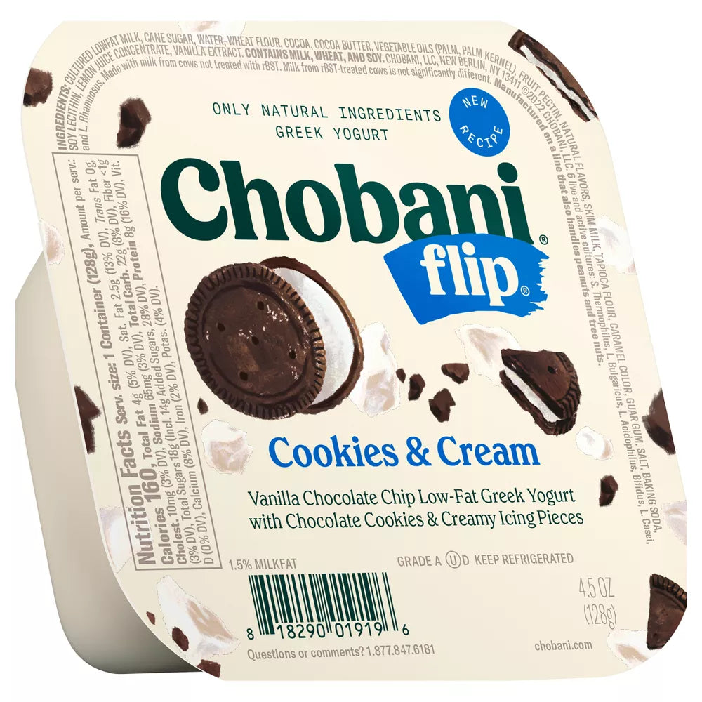 Chobani® Flip Cookies & Cream, 4.5 oz