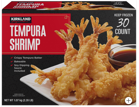 Kirkland Signature Tempura Shrimp, 30 Count (2.35 lb)