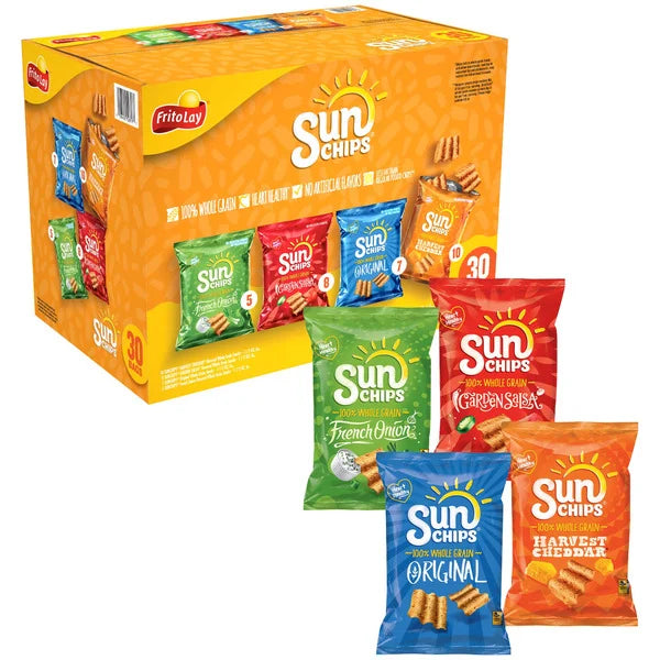 Sun Chips Whole Grain Variety Pack 30 ct, 1.5 oz
