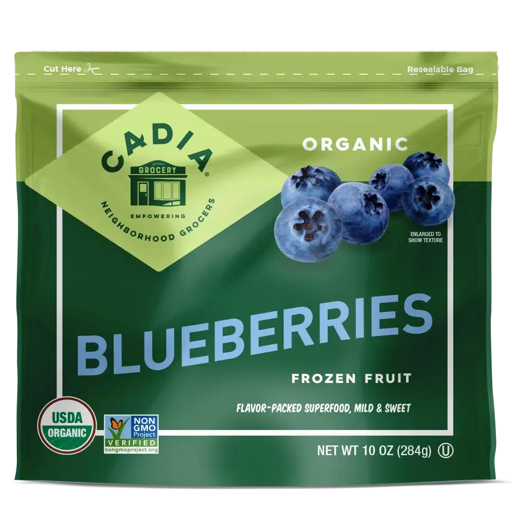 Cadia Everyday Organic Frozen Blueberries, 10 oz