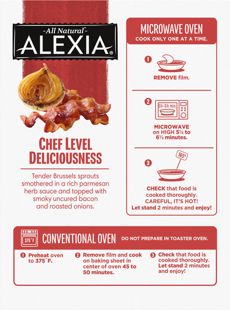 Alexia Brussels Sprouts & Uncured Bacon, 9 oz