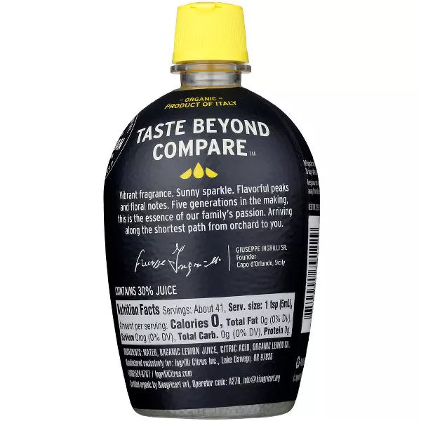 Ingrilli Organic Lemon Squeeze Blend Juice, 7 oz