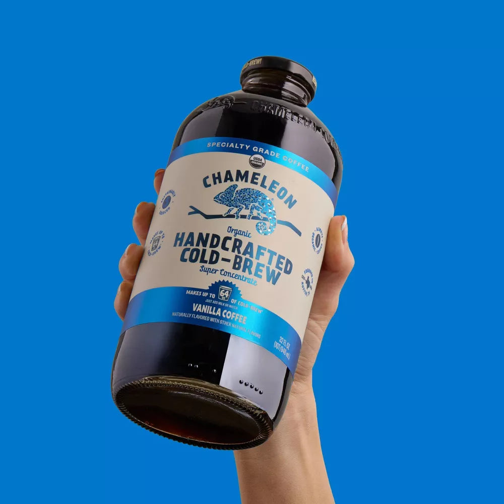 Chameleon Vanilla Cold Brew Coffee Concentrate, 32 oz