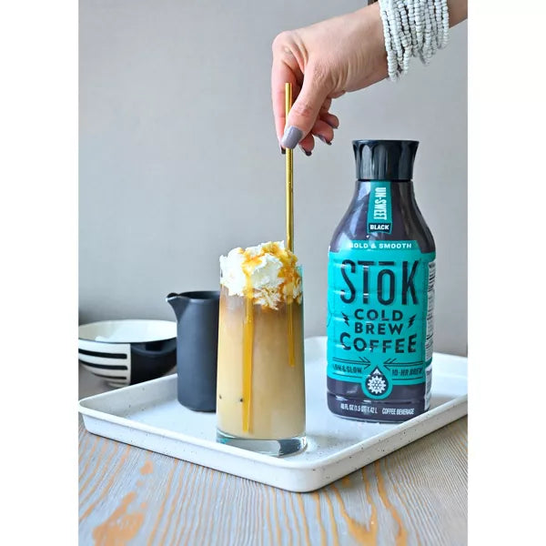 SToK Bold & Smooth Un-Sweet Black Cold Brew Coffee, 48 oz