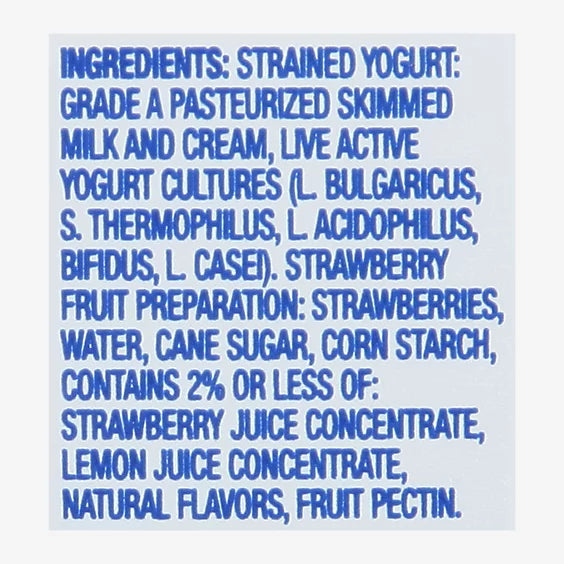 FAGE Total Greek 2% Milk Fat Strawberry, 5.3 oz