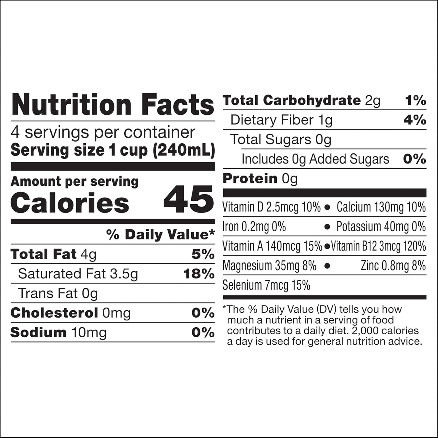 So Delicious Dairy Free Organic Unsweetened Coconut Milk, 32 oz