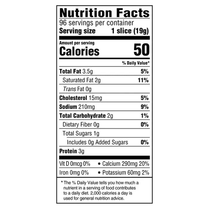 Kraft American Cheese Singles 96 ct, 4 lb