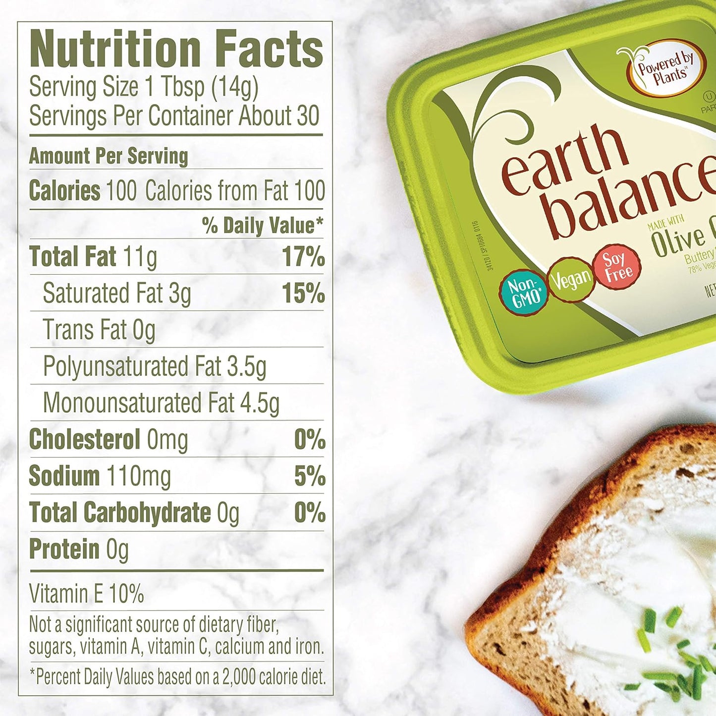 Earth Balance Olive Oil Buttery Spread, 13 oz