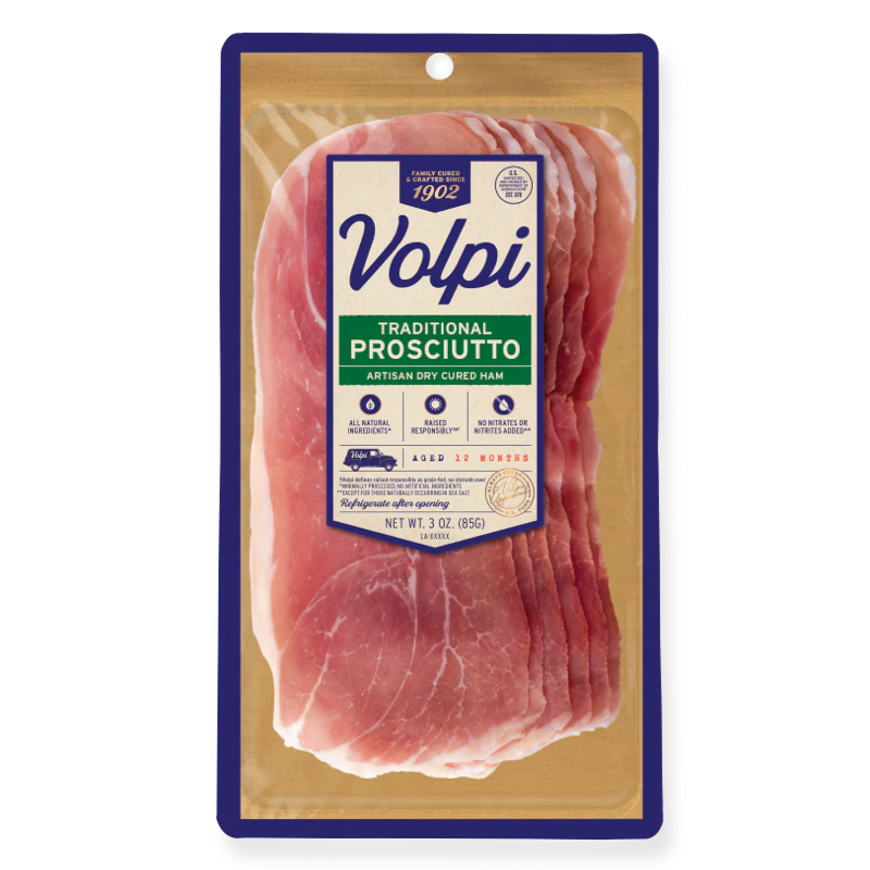 Volpi Traditional Prosciutto, 3 oz