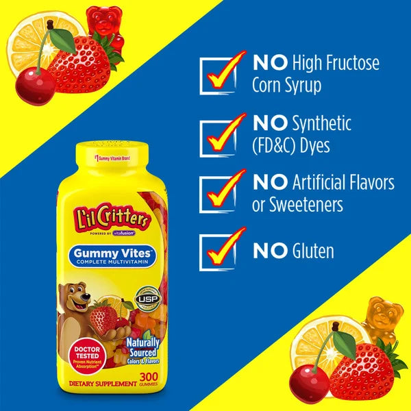 L'il Critters Gummy Vites, 300 Count