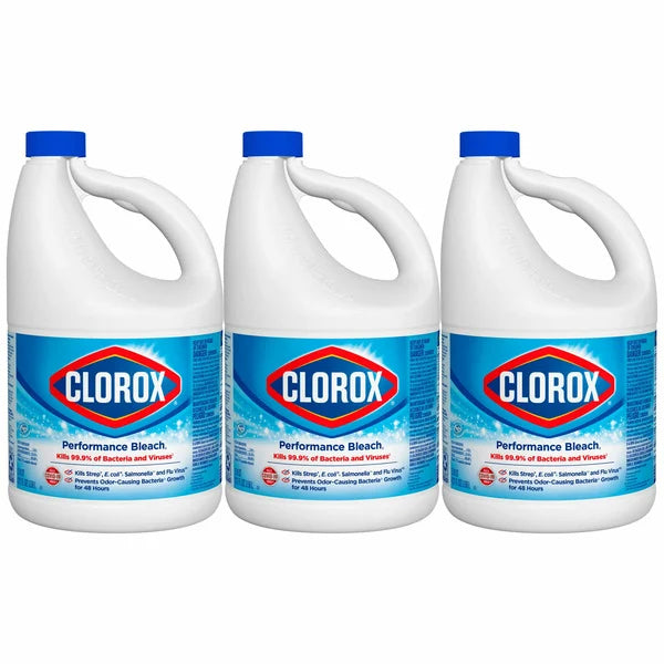 Clorox Performance Bleach 3 ct, 121 oz