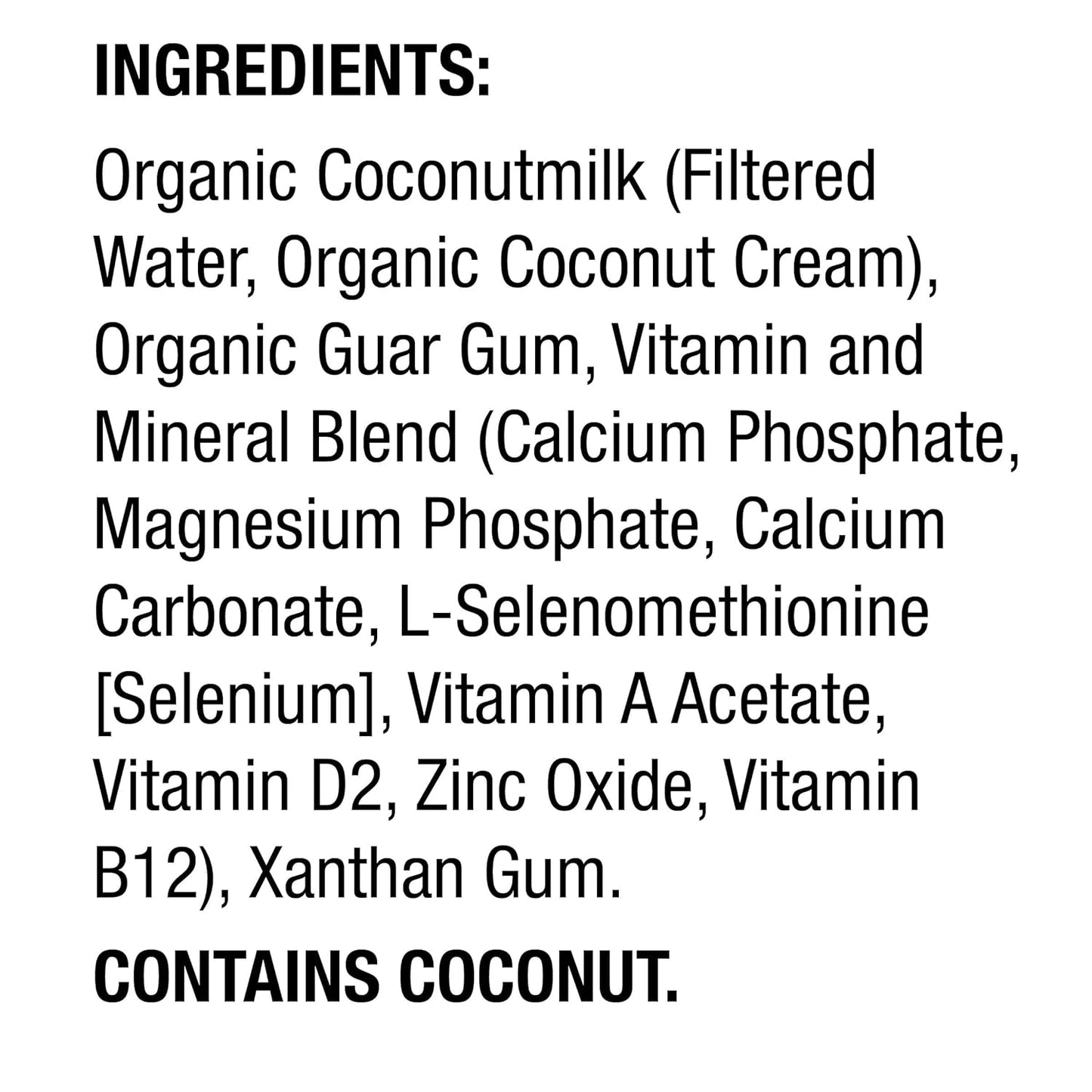 So Delicious Dairy Free Organic Unsweetened Coconut Milk, 32 oz