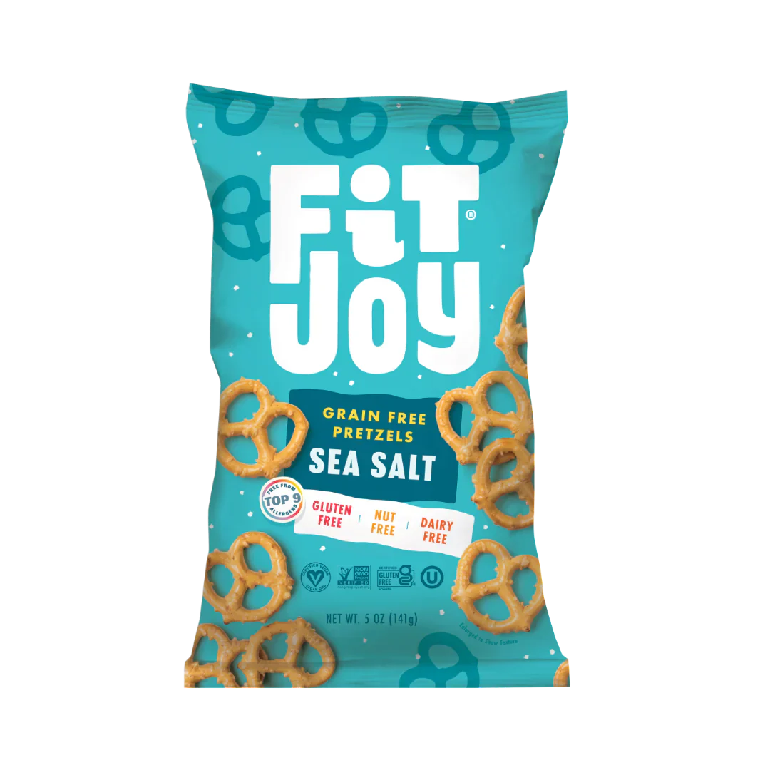 Fit Joy Grain Free Sea Salt Pretzel Twists, 5 oz