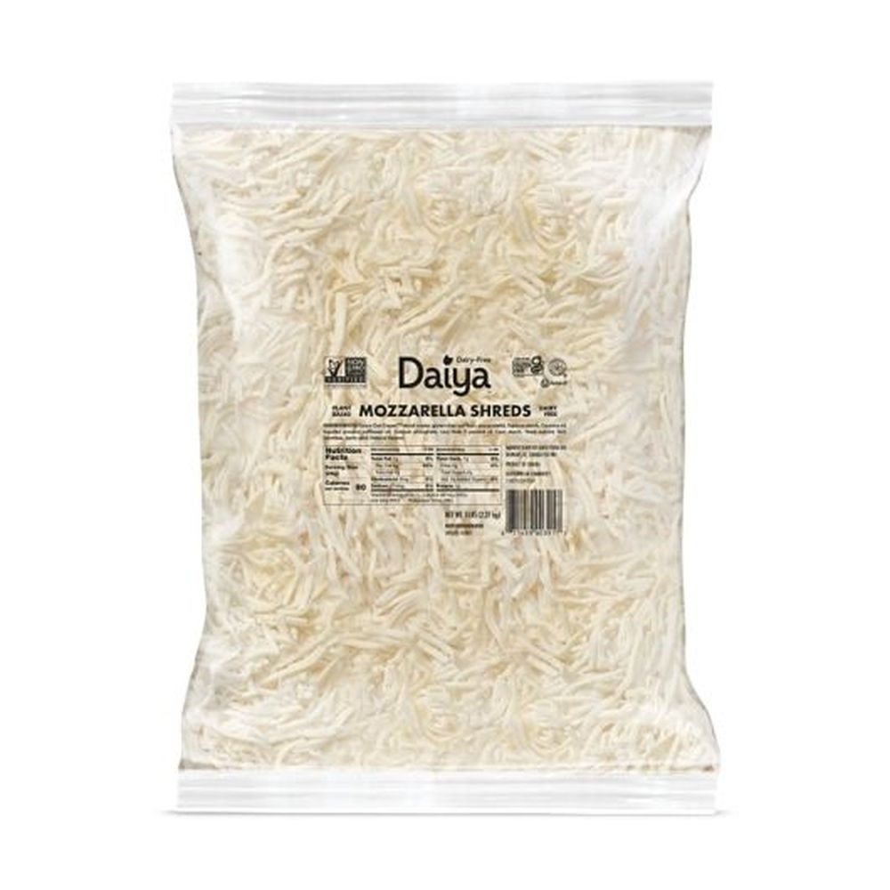 Daiya Dairy Free Mozzarella Shreds, 5 lb