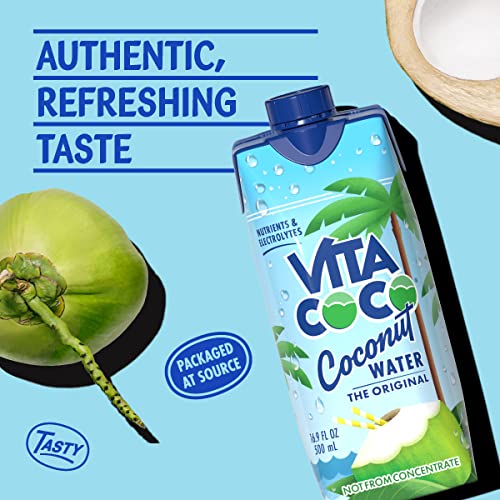 Vita Coco Coconut Water Pure Resealable, 17 Fl oz