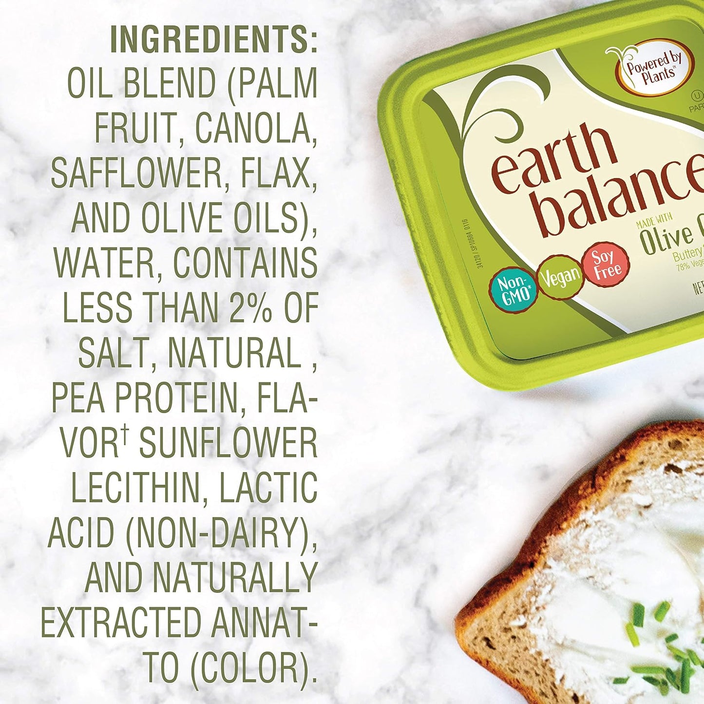 Earth Balance Olive Oil Buttery Spread, 13 oz
