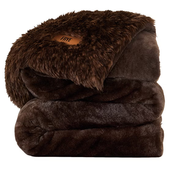 FRYE Arctic Luxe Faux Fur Throw