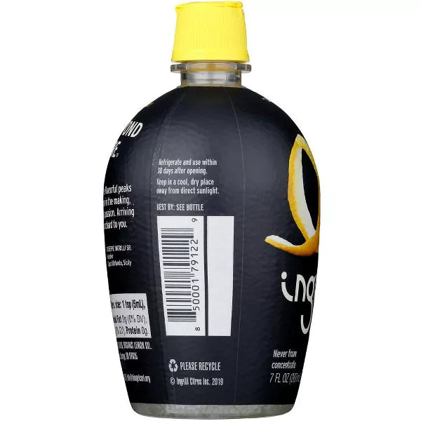 Ingrilli Organic Lemon Squeeze Blend Juice, 7 oz
