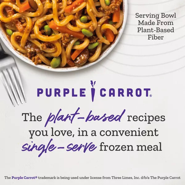 Purple Carrot Frozen Udon Noodle Bowl, 10.75 oz