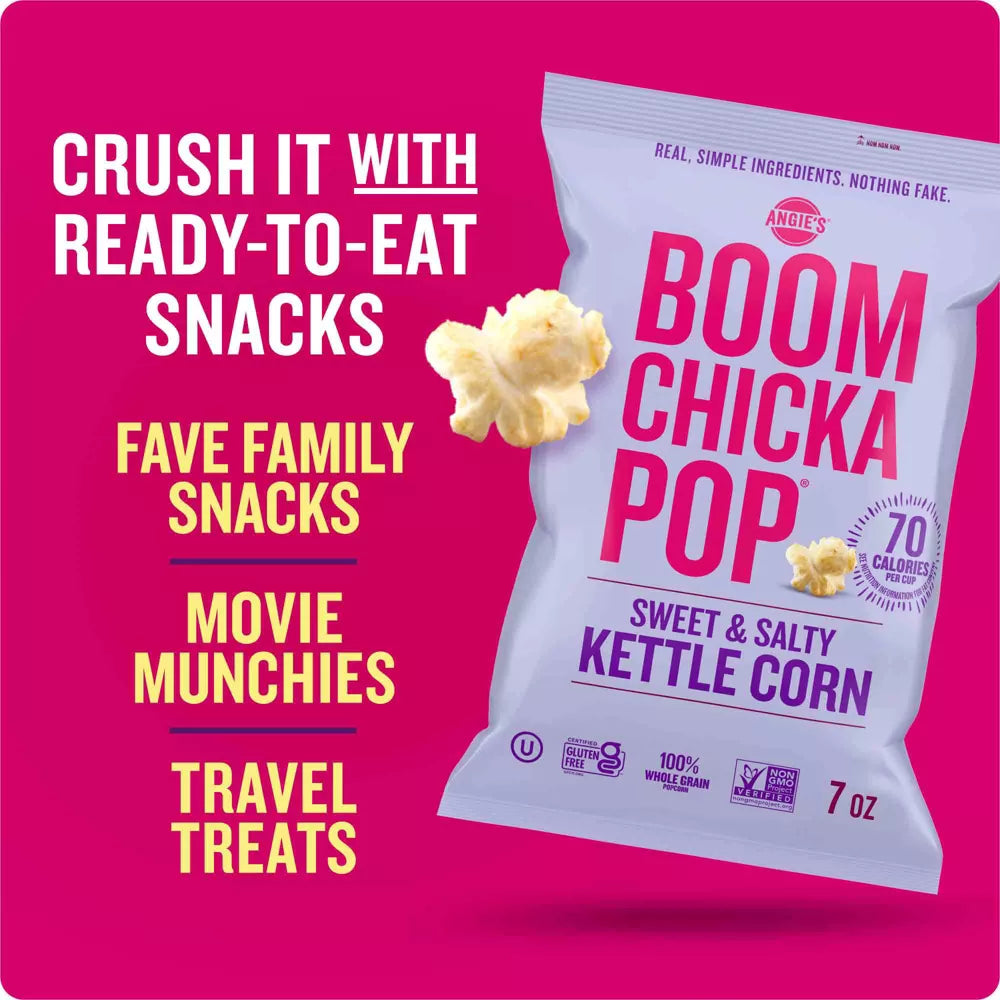 Angie’s BoomChickaPop Sweet & Salty Kettle Corn Popcorn, 7 oz
