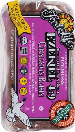 Food for Life Flourless Cinnamon Raisin Bread, 24 oz