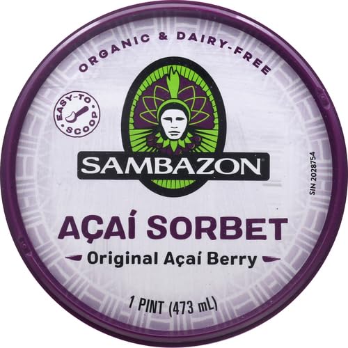 Sambazon Organic Original Açaí Berry Sorbet, 16 oz