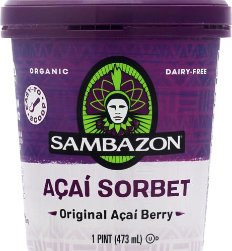 Sambazon Organic Original Açaí Berry Sorbet, 16 oz
