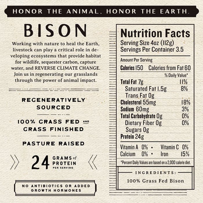 Force of Nature Bison Ground Ancestral Blend, 14 oz