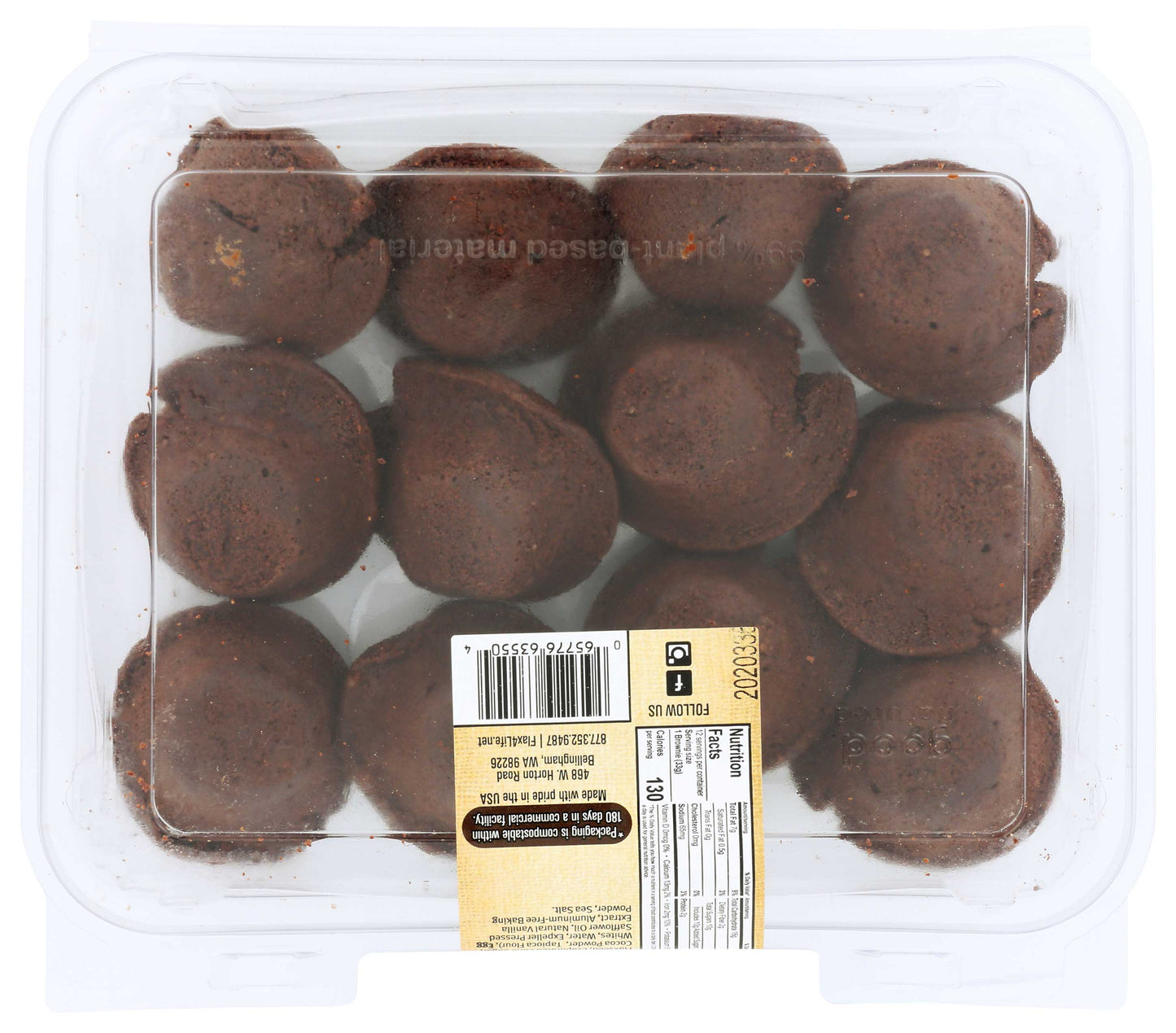 Flax 4 Life Chocolate Brownies, 14 oz