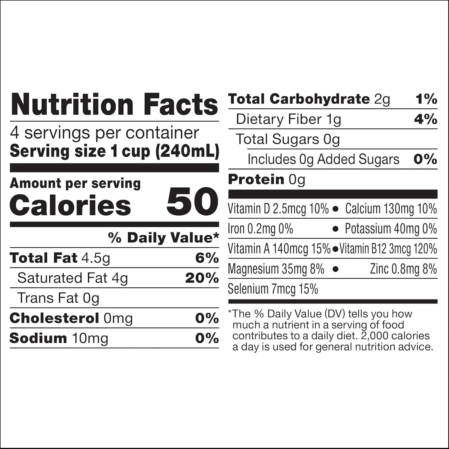 So Delicious Dairy Free Organic Unsweetened Vanilla Coconut Milk, 32 oz