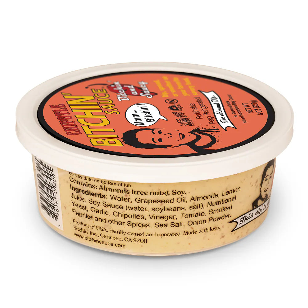 Bitchin Sauce Chipotle Almond Dip, 8 oz