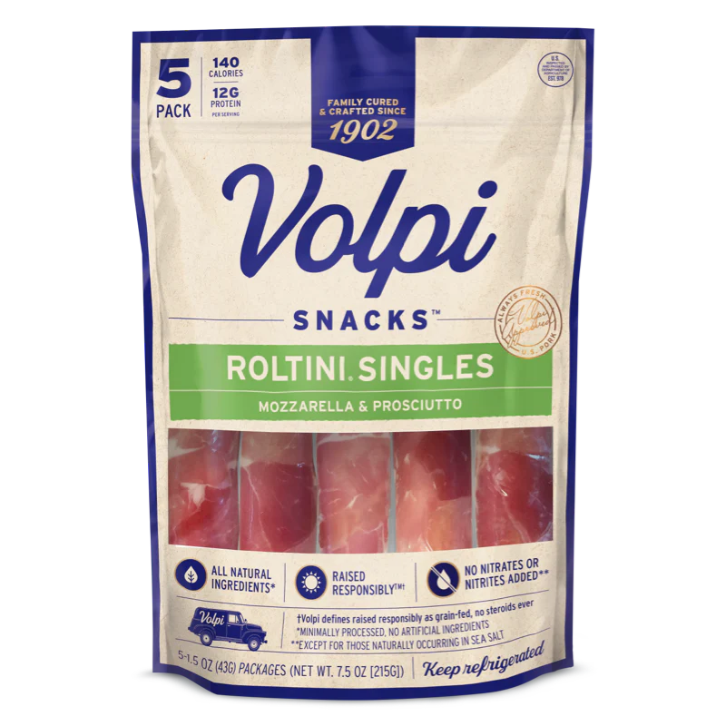 Volpi Roltini Prosciutto Singles, 7.5 oz