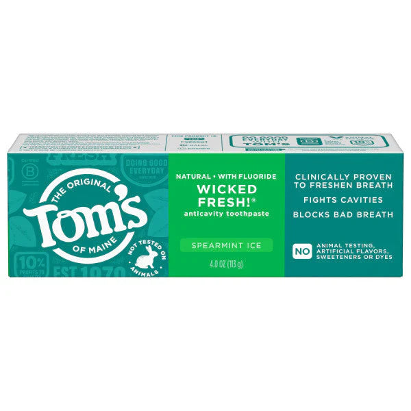 Tom's of Maine 'Wicked Fresh!' Spearmint Fluoride Toothpaste, 4 oz