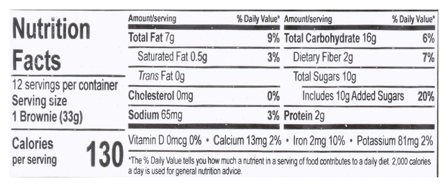 Flax 4 Life Chocolate Brownies, 14 oz