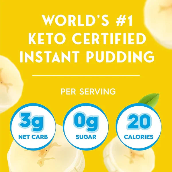 Simply Delish Sugar Free Pudding Banana Instant Sugar Free, 1.7 oz