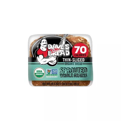 Dave's Killer Bread Organic Thin-Sliced Sprouted Whole Grain Bread, 20.5 oz