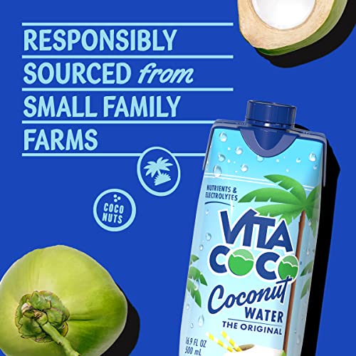 Vita Coco Coconut Water Pure Resealable, 17 Fl oz